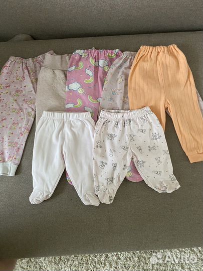 Огромный пакет детских вещей на девочку