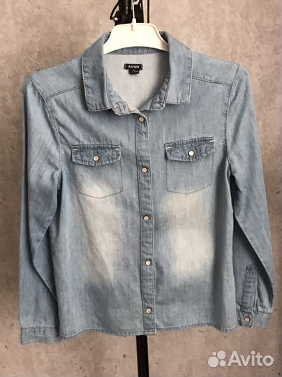 Рубашка джинсовая