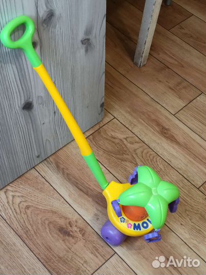 Юла,каталка с ручкой