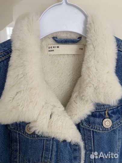 Куртка джинсовая для девочек деним 110