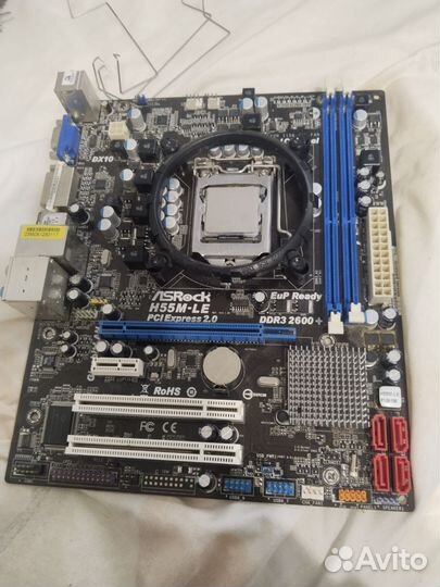 Материнская плата LGA1156 ASRock H55M-LE 2DDR3