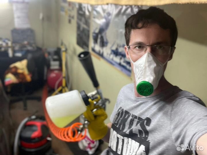 Химчистка мягкой мебели, дивана, сидений авто