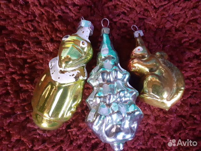 Елочные игрушки СССР