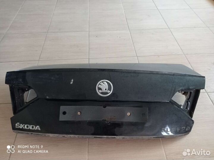 Крышка багажника, 2014Г, шкода супер Б