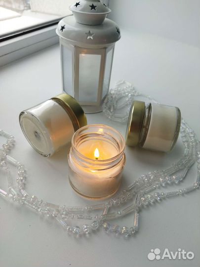 Подарочные боксы. Свечи соевые