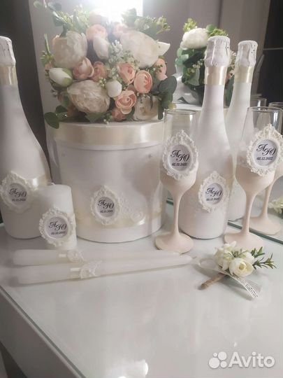 Свадебные украшения на стол