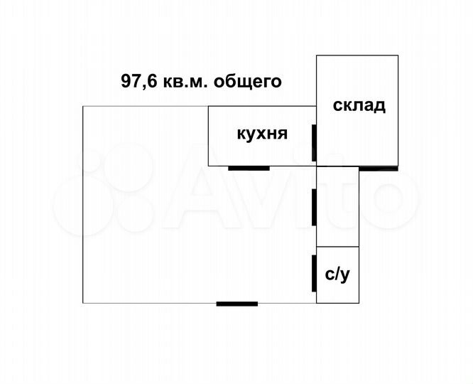Свободного назначения, 97 м²