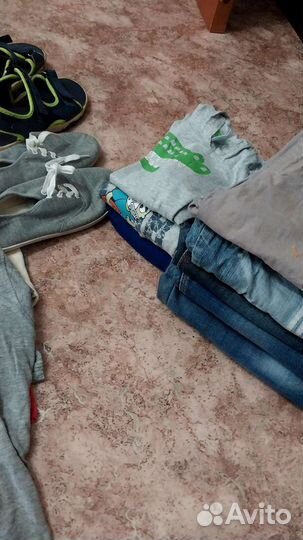 Вещи пакетом на мальчика рост130-150