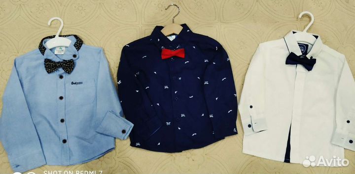 Рубашки для праздника на 2 года