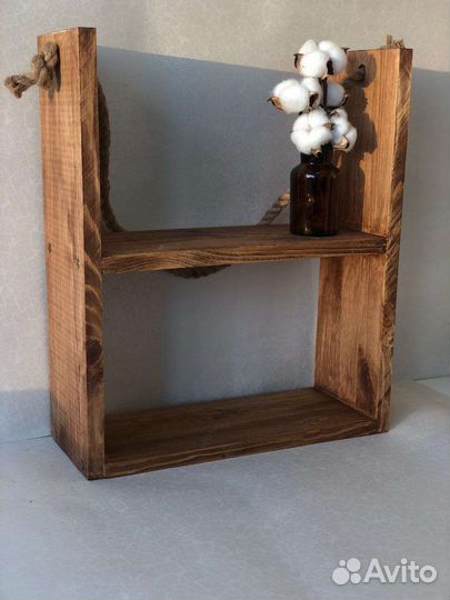 Полка настенная в стиле лофт