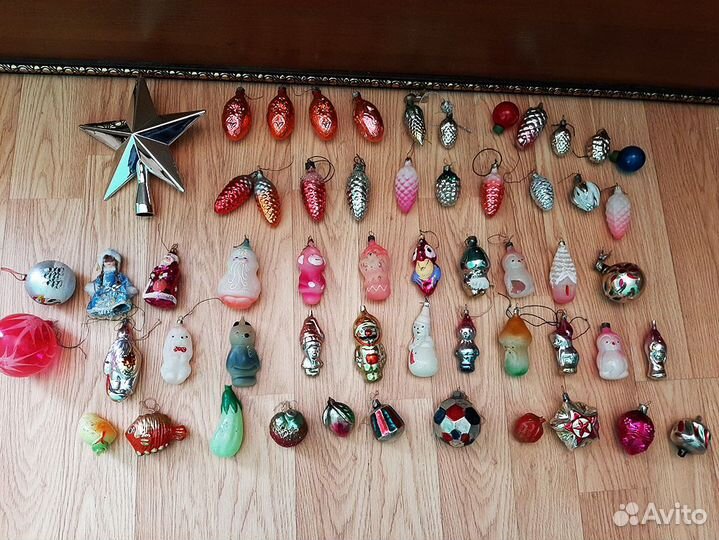Ёлочные игрушки СССР