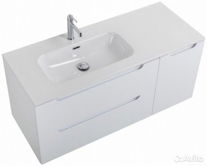 Тумба с раковиной BelBagno Etna 120-BB1200ETL-L Bianco Lucido