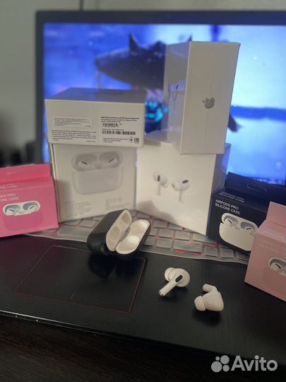 Наушники airpods pro premium новые + чехол