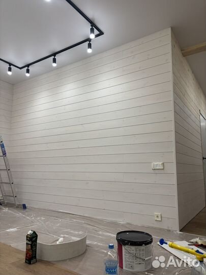 Покраска,шлифовка бруса вагонки