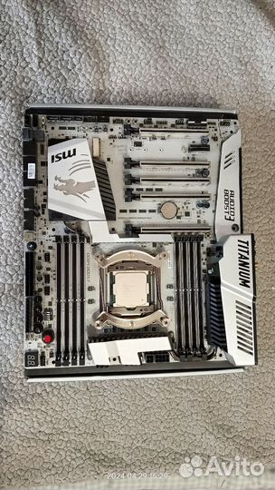 I7 6900k + MSI X99A XPower Gaming Titanium