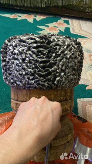 Каракулевая шапка папаха ушанка