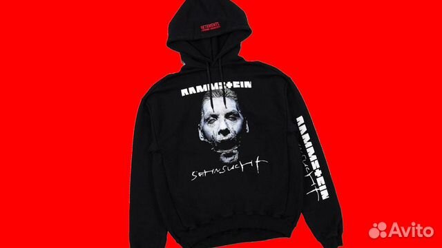 vetements rammstein hoodie
