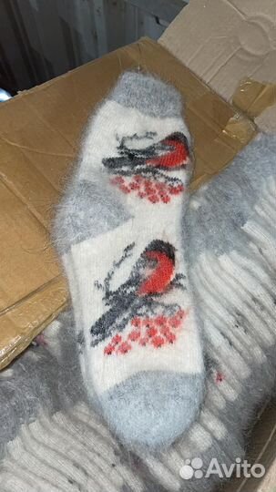 Пуховые носки оптом из козей шерсти