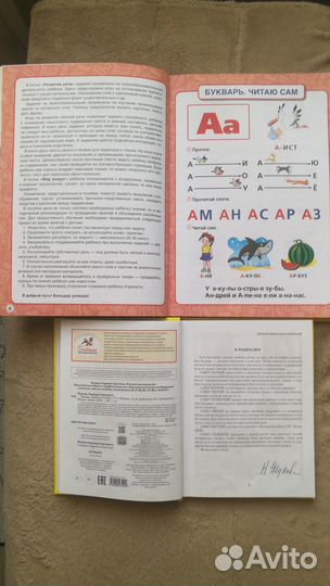 Букварь, годовой курс занятий 6-7лет Жукова