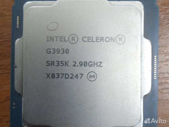 Процессор Intel celeron g3930