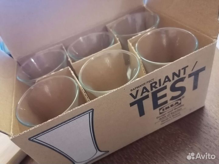 Бокалы стаканы рюмки IKEA тест