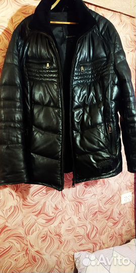 Кожаная куртка мужская 54 56 размер турция