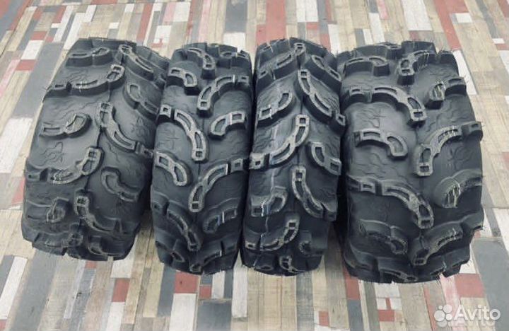Комплект новых шин 27/12 Wanda для квадроциклов