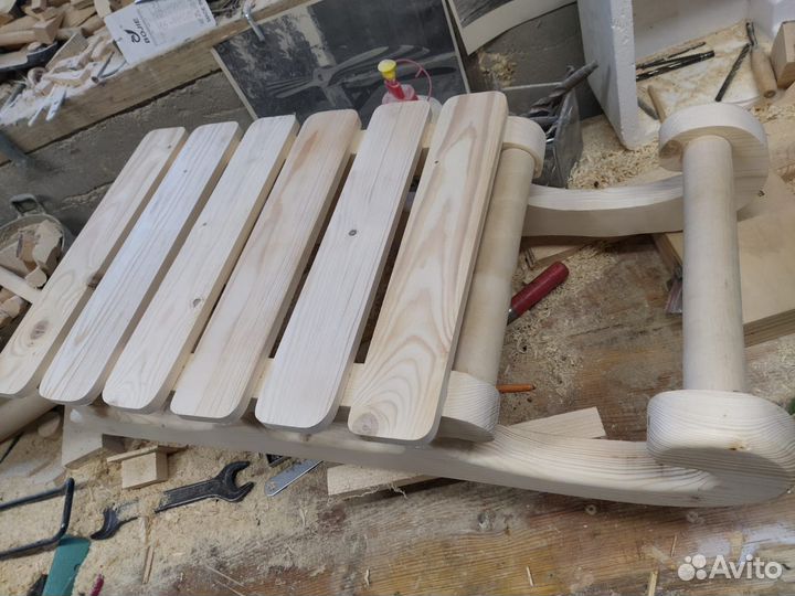 Сани деревянные