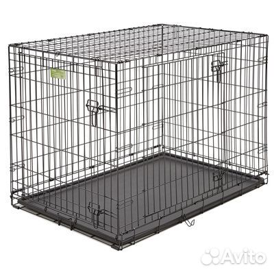 MidWest клетка iCrate 61х46х48h см 2 двери черная
