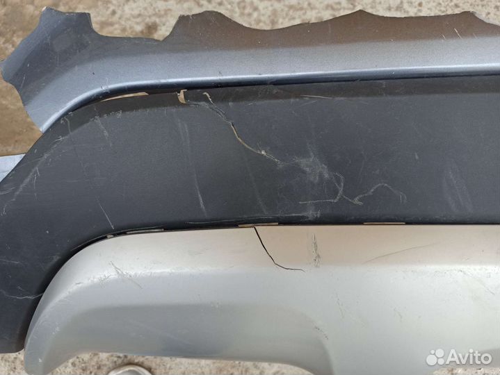 Kia rio xline юбка Заднего бампера