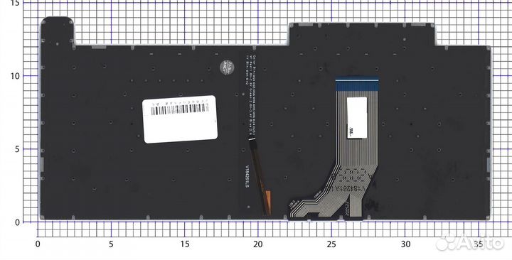Клавиатура к Asus ROG Strix Scar III G512 черная с