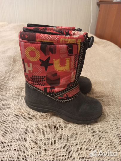 Сапоги непромокаемые утеплённые