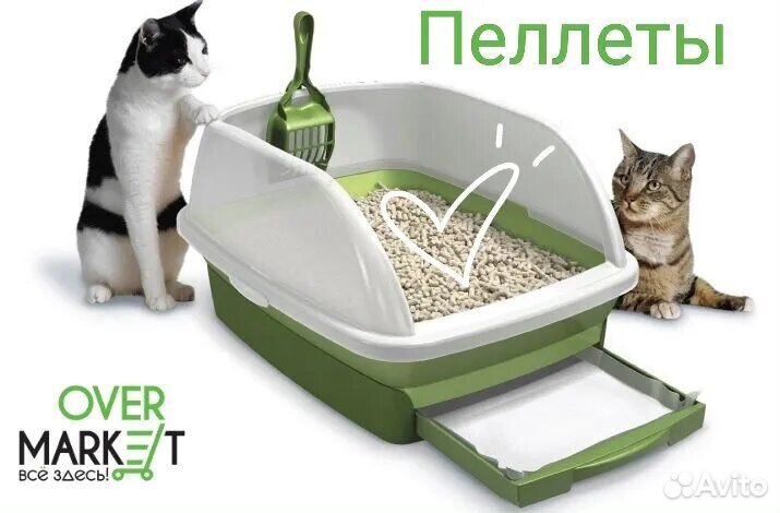 Кошачий наполнитель древесный 5/10/20 кг