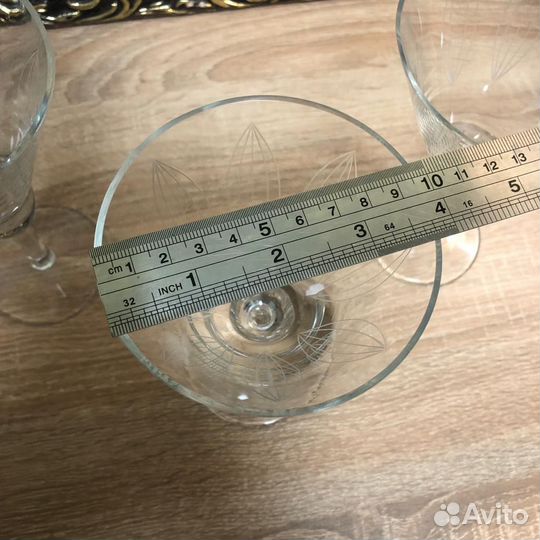 Хрустальные фужеры для шампанского Лотос