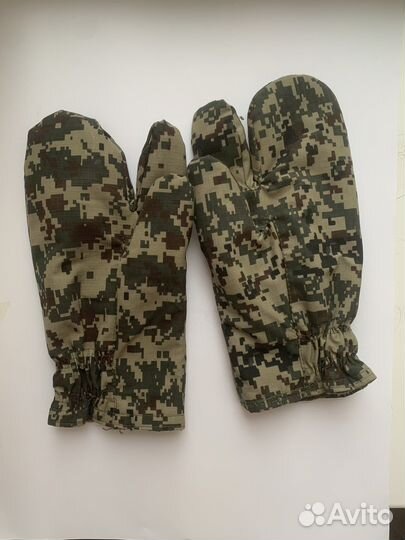 Перчатки-варежки камо