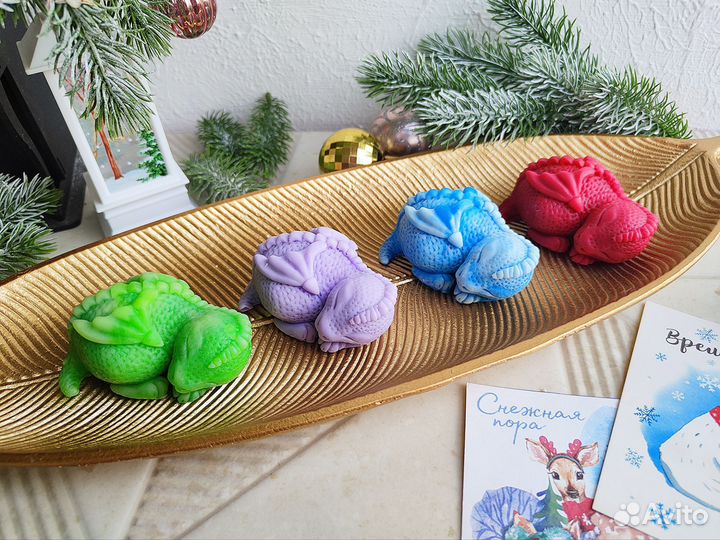 Силиконовая форма для свечей и мыла