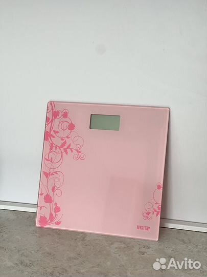 Весы напольные электронные розовые