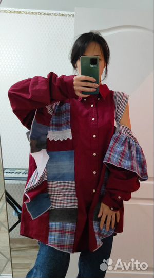 Рубашка пэчворк