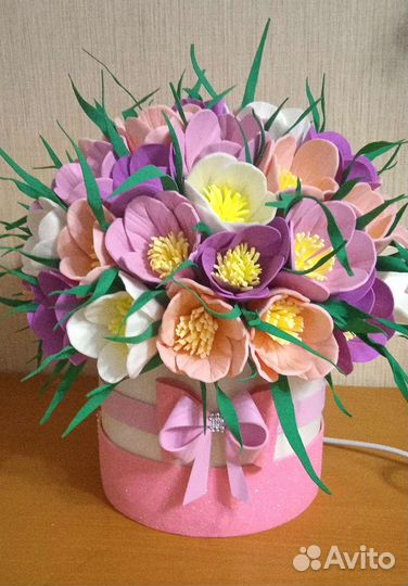 Настольные светильники из изолона и фоамирана