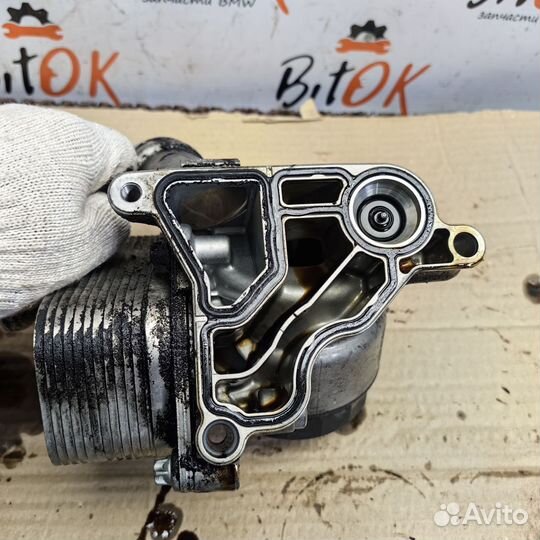 Масляный стакана с теплообменником BMW N52 n20 n55