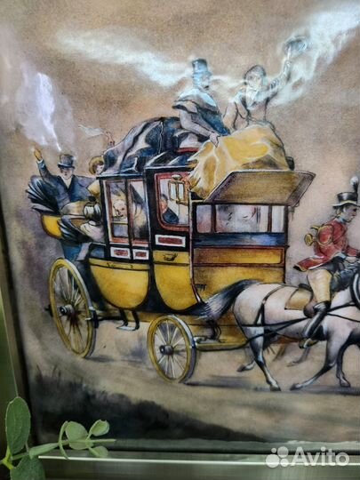 Картина фарфор Лимож Limoges