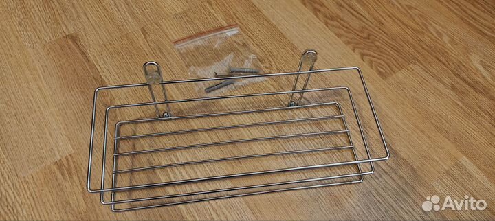 Набор Держатель для туалетной бумаги и полка хром