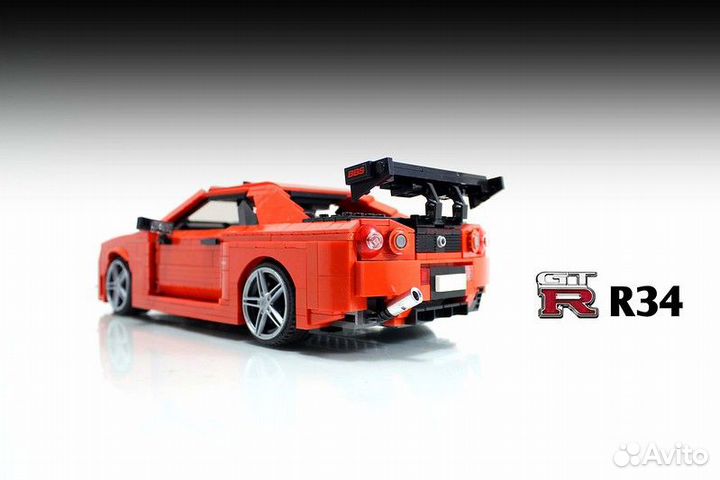 Lego Nissan skyline GTR R34