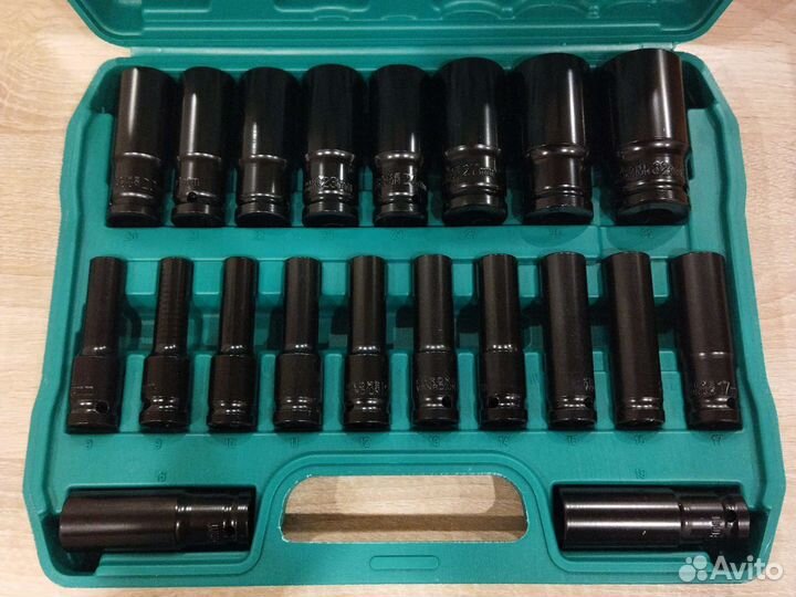 Набор ударных головок 1/2 20 шт