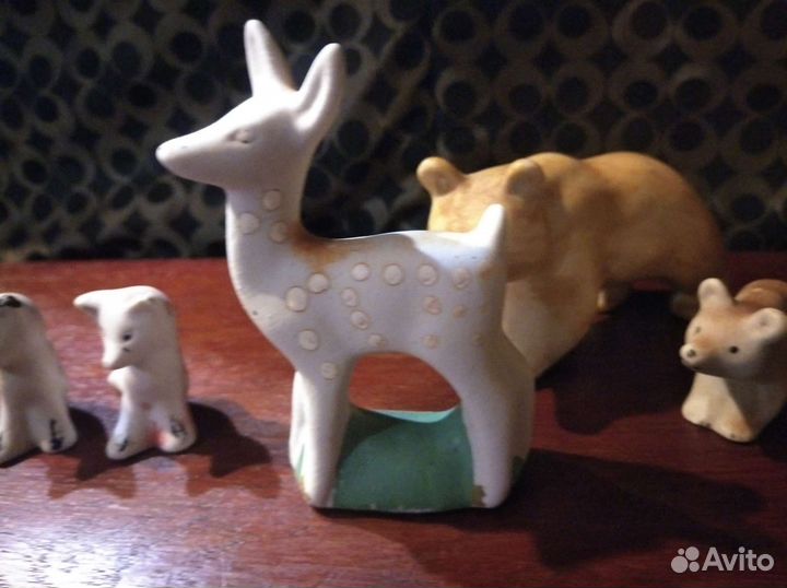 Статуэтки,звери нашего леса