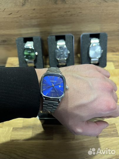 Часы casio vintage blue