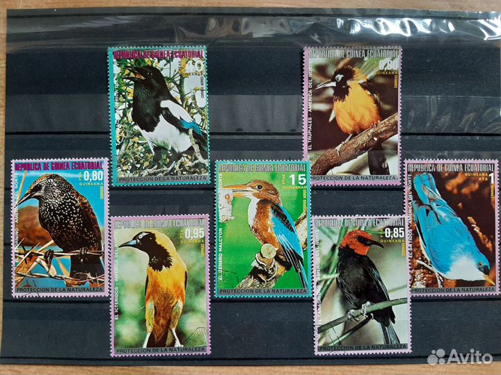 Серии почтовых марок, блоки, малые листы