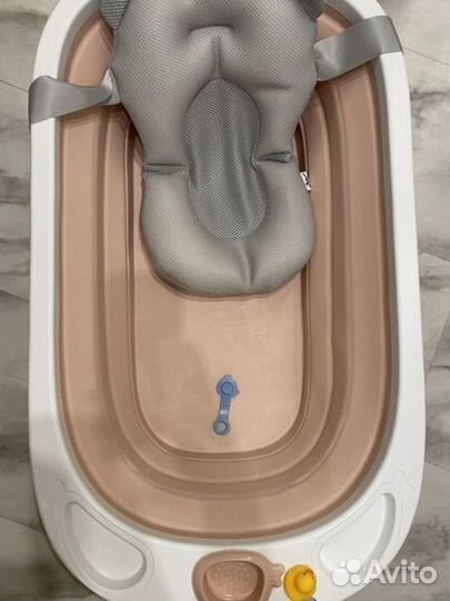 Ванночка для купания складная с матрасиком