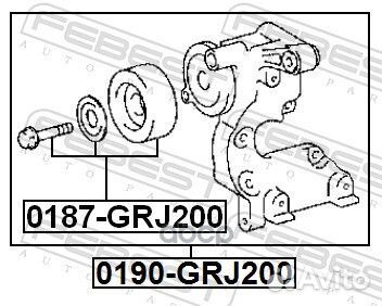 Натяжитель ремня приводного 0190-GRJ200 Febest