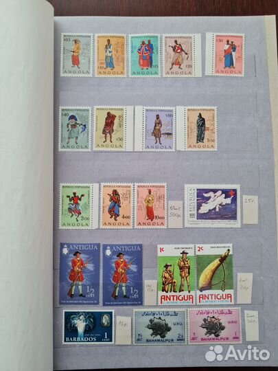 Почтовые марки чистые